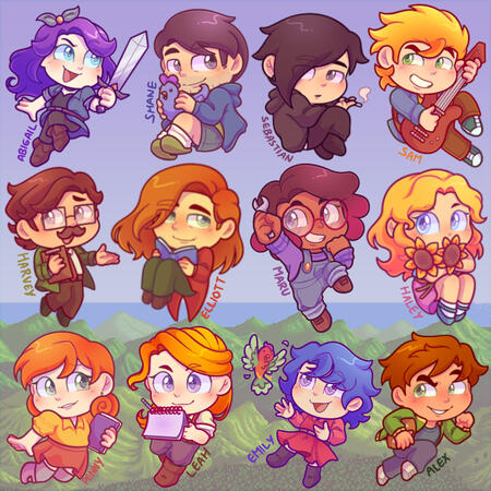 Stardew Valley Chibis Stardew Valley Chibis