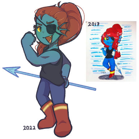Undyne Redraw Undyne Redraw