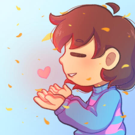 Frisk Old Artwork Redraw Frisk Old Artwork Redraw