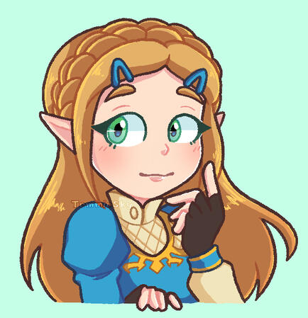 Princess Zelda from Breath of the Wild Princess Zelda from Breath of the Wild