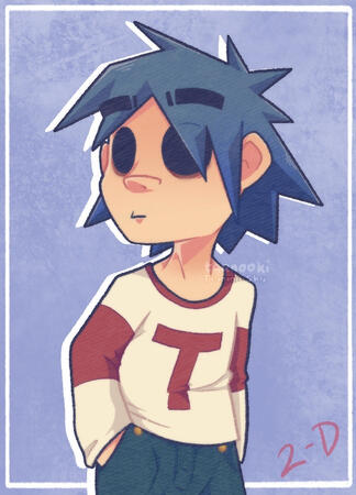 2-D from the Gorillaz
