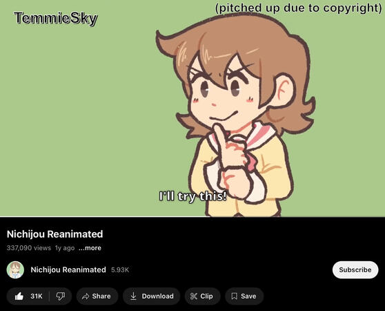 Nichijou ReAnimated Collab Scene #2 Nichijou ReAnimated Collab Scene #2